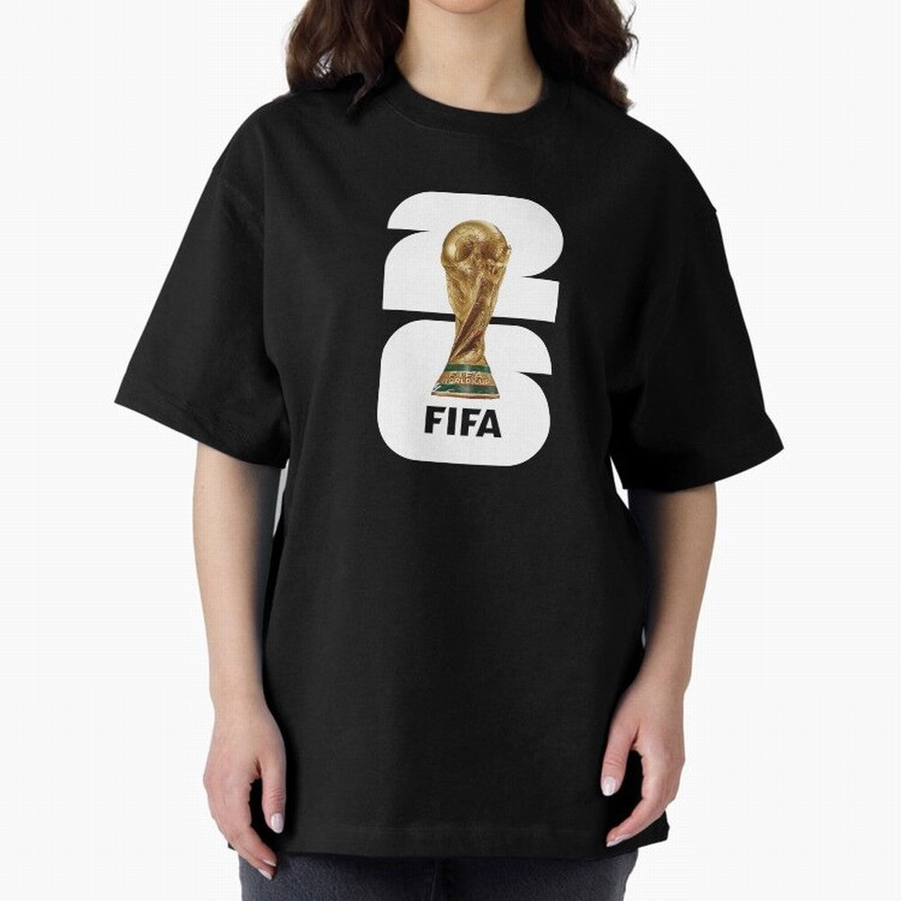 The Biggest Tournament in the World Oversized T-Shirt Feel the Roar of FIFA World Cup 2026 USA Canada Mexico with CR7 and Messi, Spain Energy, Stadium Chants, National Pride, Trophy Dreams and Unforgettable Football Memories; Made for Die Hard