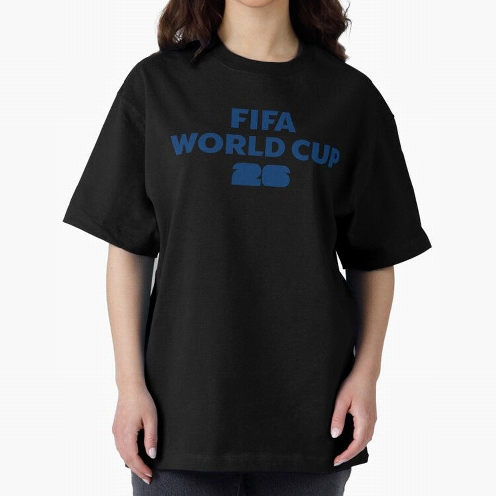 The Biggest Tournament in the World Oversized T-Shirt Celebrate Fan Culture around the FIFA World Cup 2026 Journey through Cristiano Ronaldo Highlights, France and Portugal Pride, Championship Spirit, Famous Goals, Roaring Crowds and International