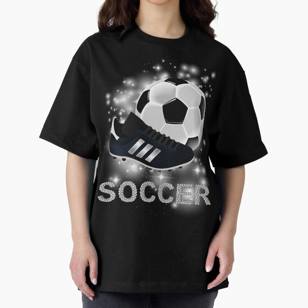 Soccer lover, passion for the ball Oversized T-Shirt Join the Countdown to the FIFA World Cup 2026 USA Canada Mexico Journey through CR7 and Messi Highlights, Brazil, Portugal and Argentina Pride, Champion Mindset, Group Stage Buzz, Knockout