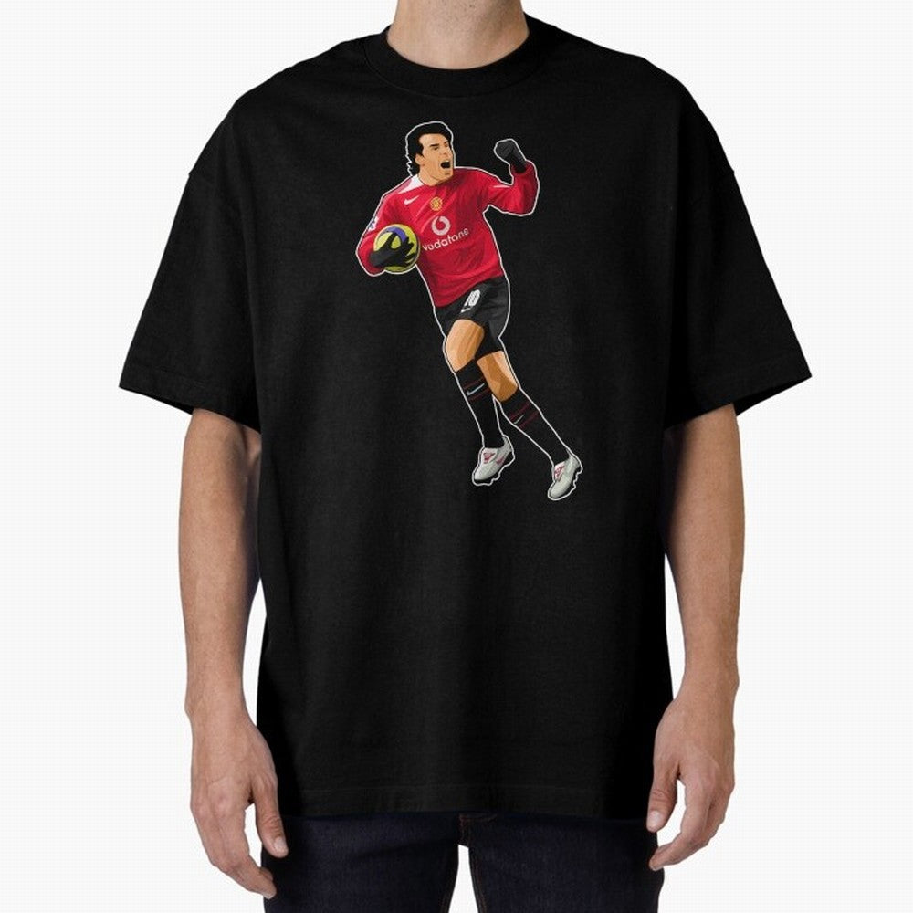 Ruud Van Nistelrooy #10 Scooring Goals Oversized T-Shirt Represent Football Lovers during FIFA World Cup 2026 USA Canada Mexico Spirit, Inspired by Portugal, CR7, Classic Soccer Heritage, Championship Pressure, Fan Loyalty and International Pride;