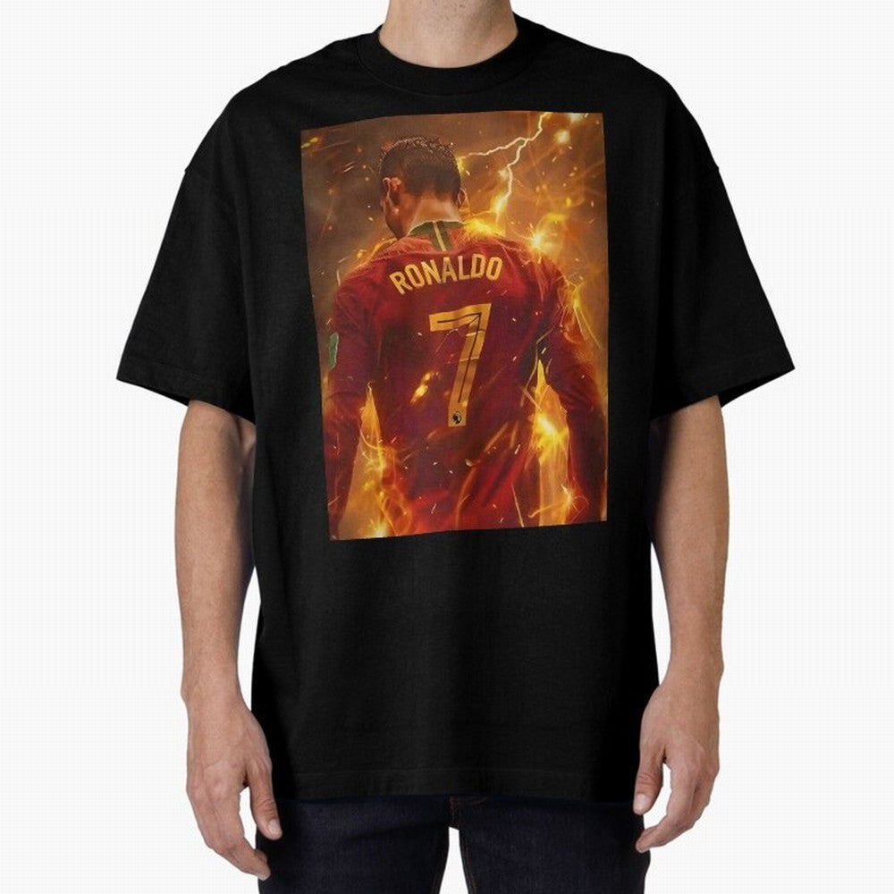 CR7 Christiano Ronaldo Oversized T-Shirt Honor Champions and Dreams in Global Football Passion for FIFA World Cup 2026 Group Stage, with Messi, CR7 and Mbappe, Brazil, Portugal and Argentina, Match Day Excitement, Supporter Culture, Golden Goals
