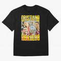Ronaldo Siuuu Celebration Silhouette Design For Football Fans, Gift For Soccer Enthusiasts Oversized T-Shirt Celebrate Fan Favorites in Global Football Passion for FIFA World Cup 2026 Group Stage, Capturing Mbappe, Portugal, Spain and Germany,