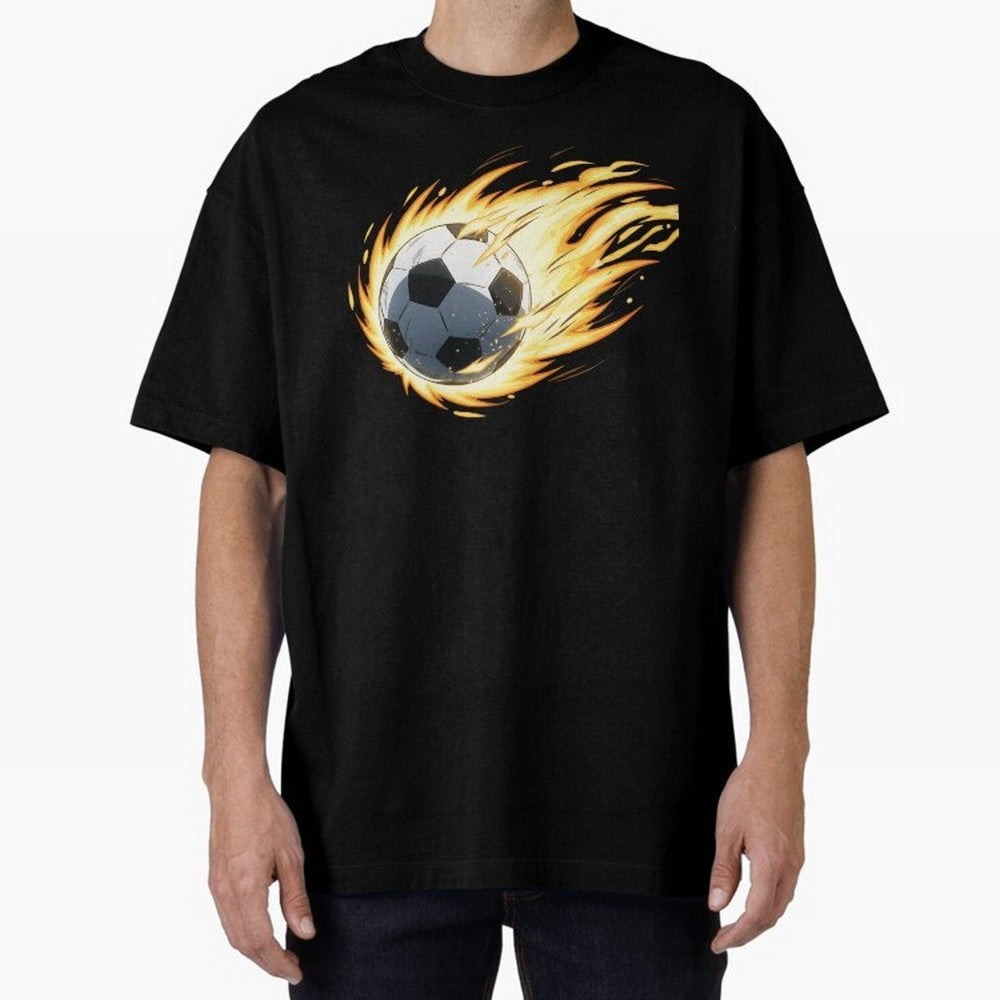 Soccer anime Oversized T-Shirt Represent FIFA World Cup 2026 Spirit, Inspired by Spain, Mbappe and Neymar, Match Day Excitement, Supporter Culture, Golden Goals and Global Football Passion; Built for Supporters Chasing Trophy Dreams, Final Match