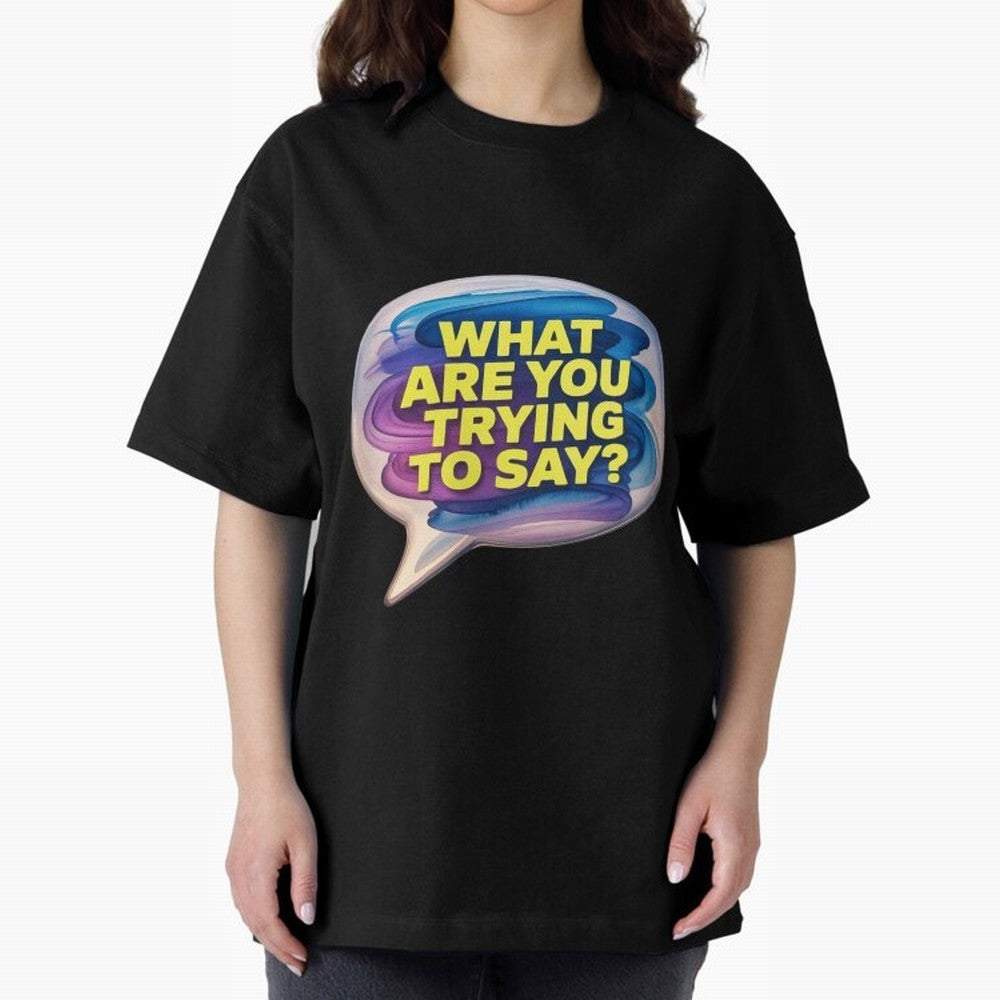 A photograph of a vibrant, oversized speech bubble Oversized T-Shirt Embrace Global Football Passion for FIFA World Cup 2026 USA Canada Mexico, Capturing Messi, Neymar and Mbappe, Brazil, Portugal and Argentina, Champion Mindset, Group Stage Buzz,
