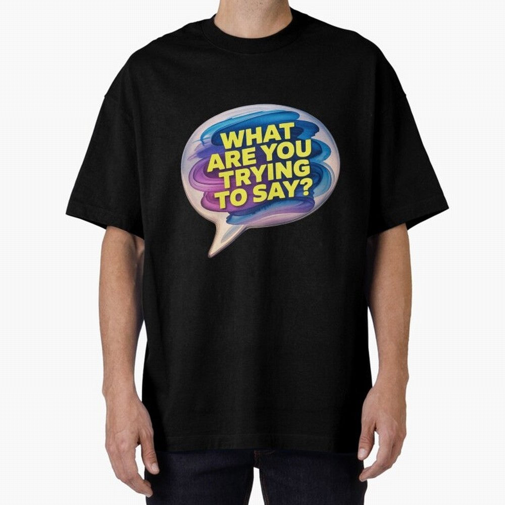 A photograph of a vibrant, oversized speech bubble Oversized T-Shirt Embrace Global Football Passion for FIFA World Cup 2026 USA Canada Mexico, Capturing Messi, Neymar and Mbappe, Brazil, Portugal and Argentina, Champion Mindset, Group Stage Buzz,