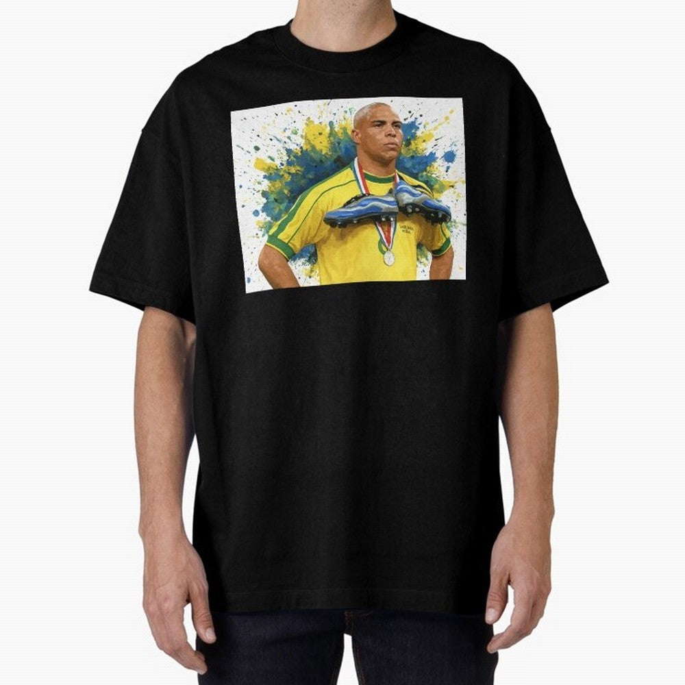 Ronaldo, O Fen?meno Oversized T-Shirt Unlock Match Day Hype around FIFA World Cup 2026, Cristiano Ronaldo, Haaland and CR7, Argentina and Brazil, Classic Soccer Heritage, Championship Pressure, Fan Loyalty and International Pride; Created for Match