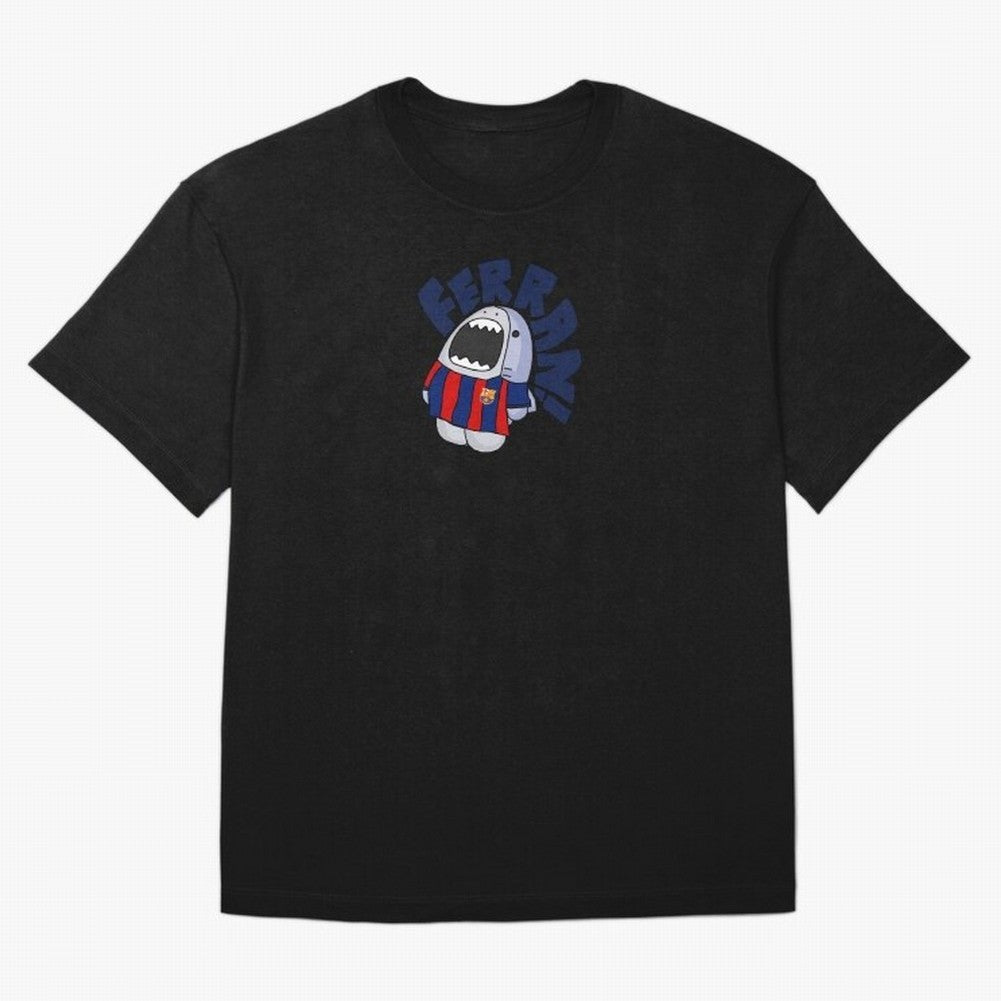 Ferran shark sticker Oversized T-Shirt Bring International Match Energy to Match Day Hype around FIFA World Cup 2026 USA Canada Mexico, Mbappe, France and Portugal, Fan Favorite Moments, National Team Passion, Big Match Drama and Soccer History;