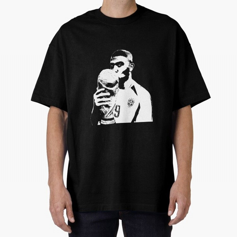 Design Ronaldo Fen?meno Oversized T-Shirt Relive Legendary Nights from Global Football Passion for FIFA World Cup 2026 USA Canada Mexico, Connected to CR7, England, France and Netherlands, Global Supporter Spirit, Legendary Goals, National Colors