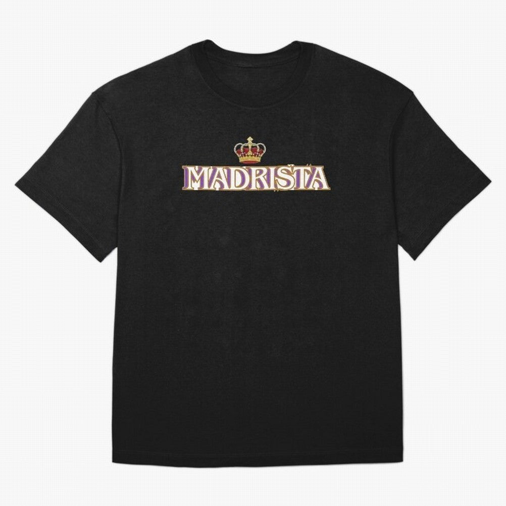 Madrista - Real Madrid Oversized T-Shirt Honor Football Greatness during Global Football Passion for FIFA World Cup 2026, Connected to Messi, Neymar and Mbappe, Portugal, Spain and Germany, Football History, Final Match Energy, Crowd Noise and Once