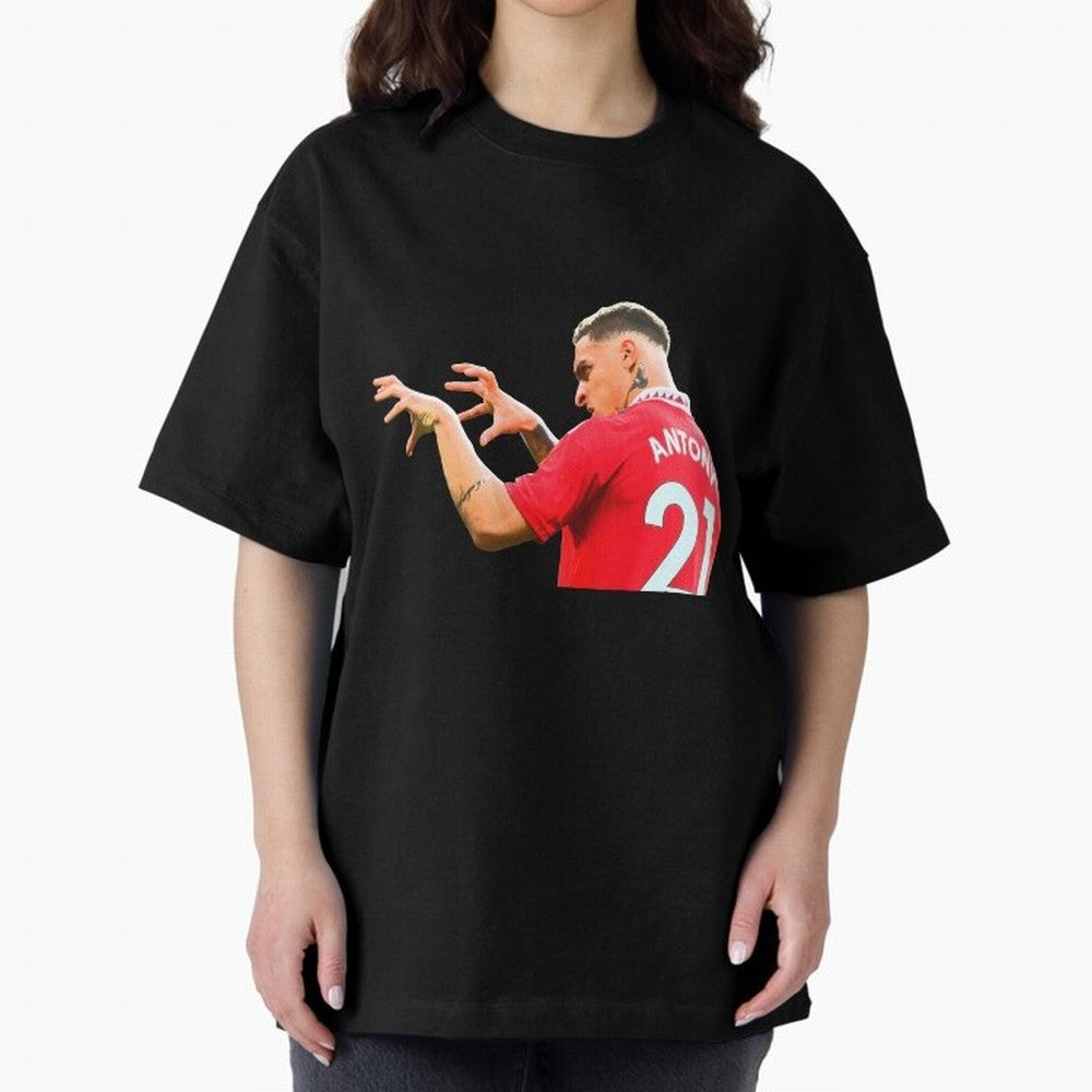 Antony Oversized T-Shirt Experience the Global Stage of Match Day Hype around FIFA World Cup 2026 USA Canada Mexico, Messi, Neymar and Mbappe, France, Fan Favorite Moments, National Team Passion, Big Match Drama and Soccer History; Great for Watch