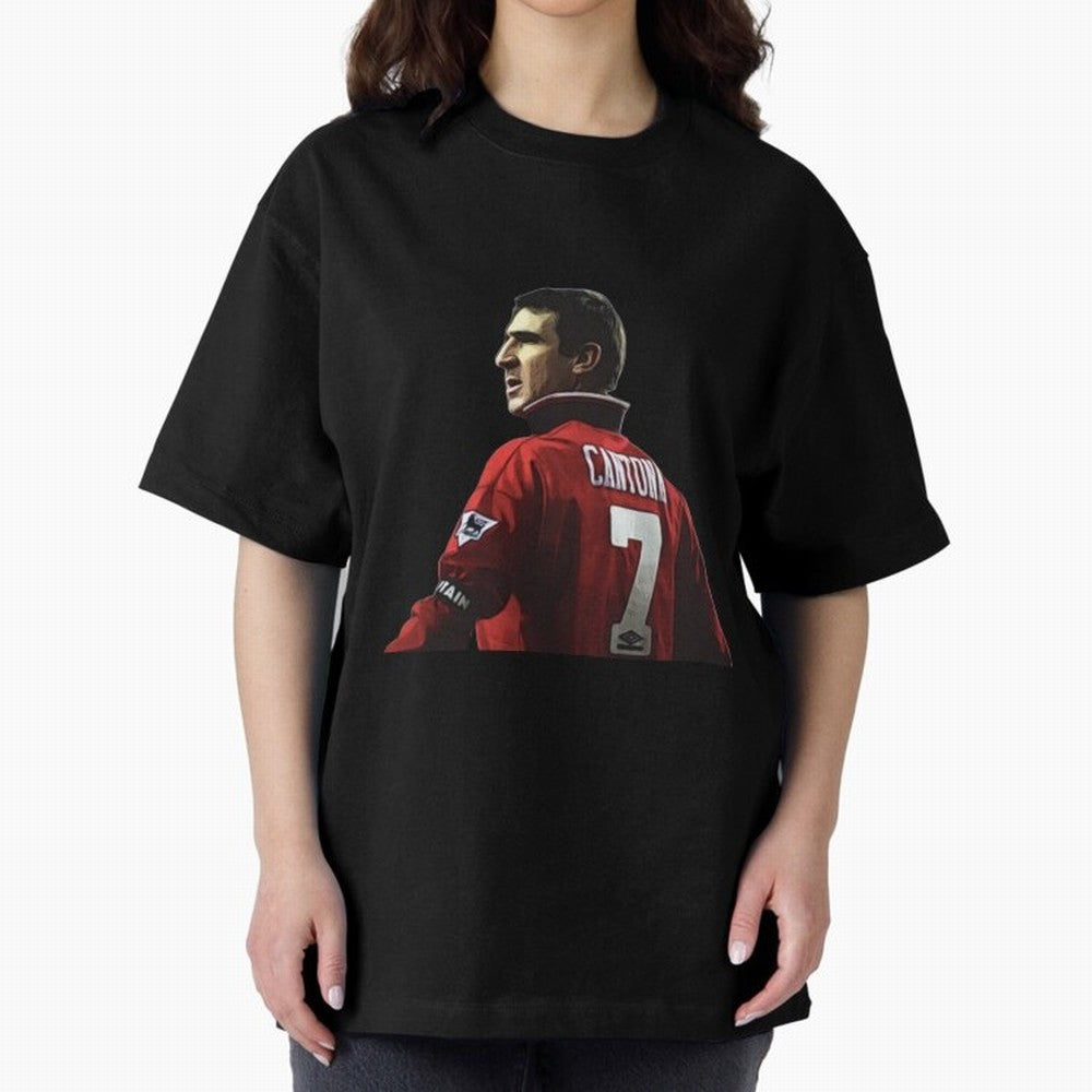 King of Manchester Eric Cantona Oversized T-Shirt Stand Proud for FIFA World Cup 2026 USA Canada Mexico Spirit, Highlighting Argentina and Brazil, Haaland, Stadium Chants, National Pride, Trophy Dreams and Unforgettable Football Memories; Made for