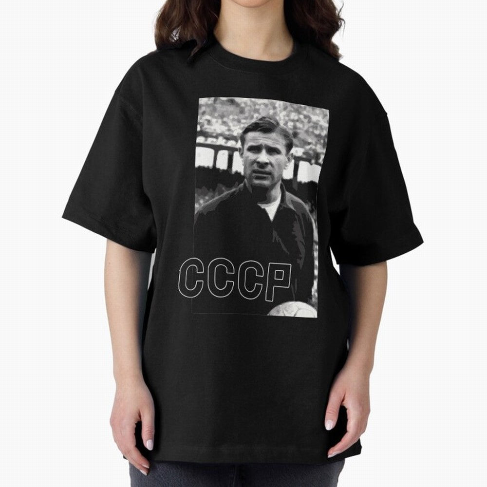 Lev Yashin Football Legends1 Oversized T-Shirt Make Your Look Match Global Football Passion for FIFA World Cup 2026 Group Stage, Built around Haaland, Germany, Supporter Pride, Iconic Celebrations, Legendary Names and Global Match Day Energy;