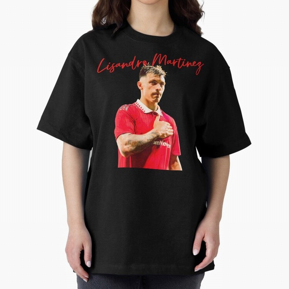 Lisandro Martinez Oversized T-Shirt Make Every Match About Match Day Hype around FIFA World Cup 2026 USA Canada Mexico, Neymar, France, Supporter Pride, Iconic Celebrations, Legendary Names and Global Match Day Energy; Ideal for Passionate Fans Who