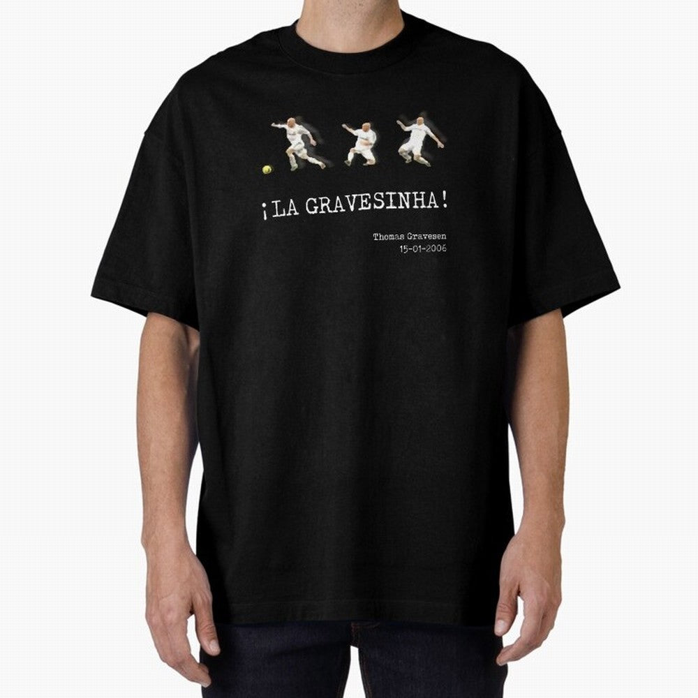 ?La Gravesinha! Oversized T-Shirt Show Your Tournament Heart for FIFA World Cup 2026 Group Stage for Fans of Neymar, Haaland and Cristiano Ronaldo and Spain, Bringing Game Day Rituals, Football Legends, Country Pride and the Road to the Final; Made