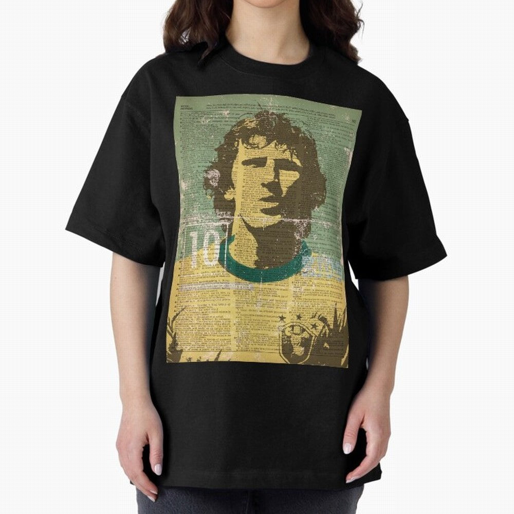 ZICO Oversized T-Shirt Bring Bold Fan Energy to the FIFA World Cup 2026 USA Canada Mexico Journey through Messi, CR7 and Mbappe Highlights, France Pride, Classic Soccer Heritage, Championship Pressure, Fan Loyalty and International Pride; Made for