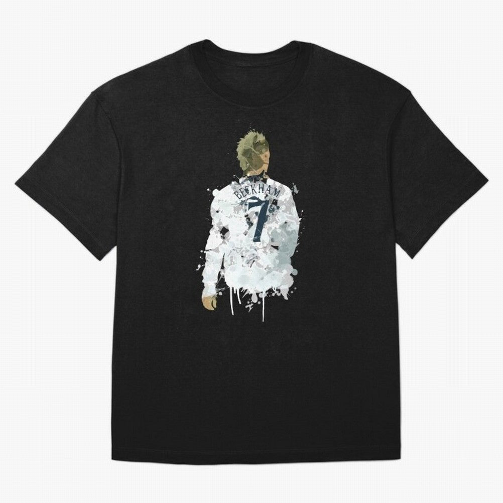 David Beckham England Captain Art Oversized T-Shirt Enjoy FIFA World Cup 2026 Spirit, Connected to Brazil, Cristiano Ronaldo, Global Supporter Spirit, Legendary Goals, National Colors and Tournament Celebration; Ideal for Football Dads, Football