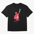 Paul Scholes Manchester United Legend Art Oversized T-Shirt Back the Journey through Match Day Hype around FIFA World Cup 2026, Mbappe and Neymar, Spain, Retro Football Energy, Iconic Rivalries, Trophy Chase Drama and Stadium Atmosphere; Made for