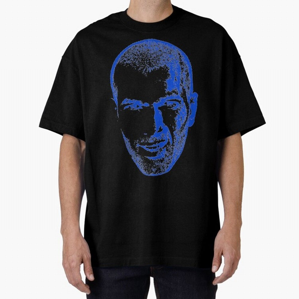 Zizou Zidane Oversized T-Shirt Back Your Heroes with FIFA World Cup 2026 Group Stage for Fans of Messi and Cristiano Ronaldo and England and Germany, Bringing Vintage Soccer Flavor, Modern Football Stars, National Flags and Final Night Emotion;