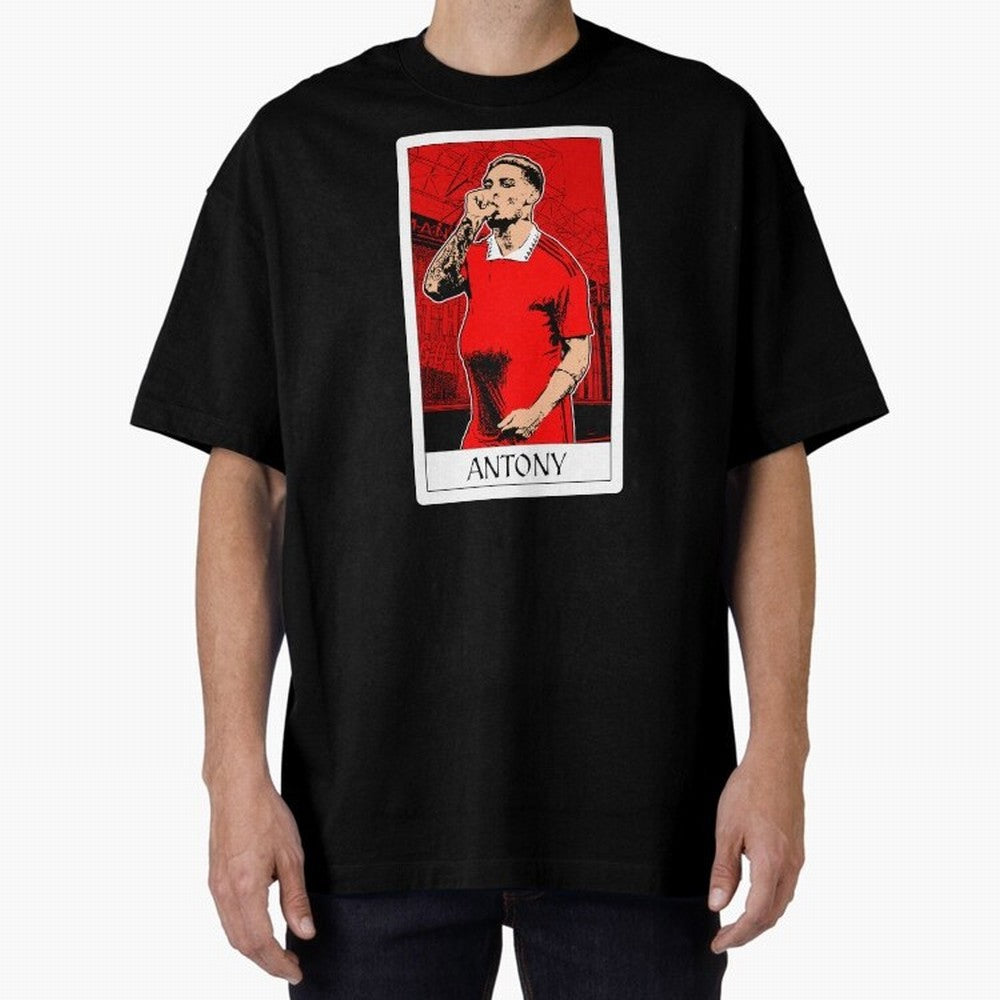Antony Oversized T-Shirt Make Memories around the FIFA World Cup 2026 USA Canada Mexico Journey through Neymar, Haaland and Cristiano Ronaldo Highlights, England, France and Netherlands Pride, Sports Nostalgia, International Competition, Famous