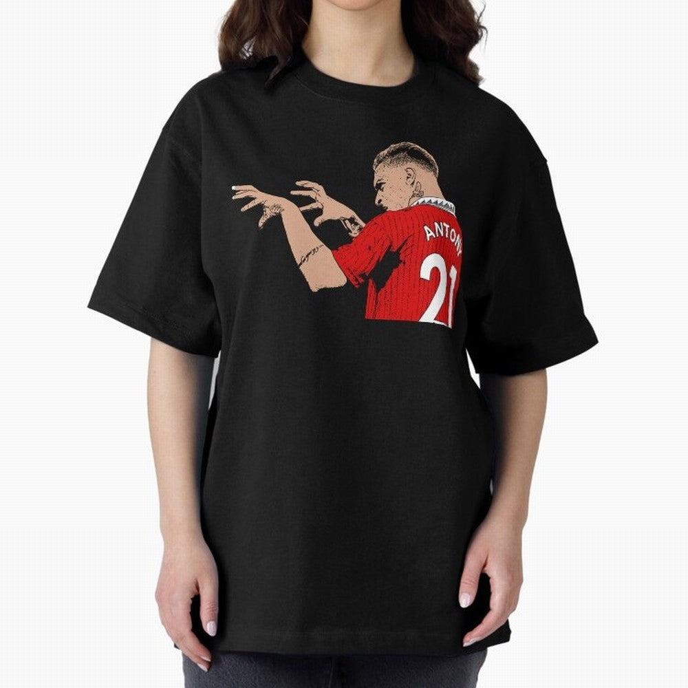 Antony Oversized T-Shirt Remember FIFA World Cup 2026 Connected to Messi and Cristiano Ronaldo, Spain and Netherlands Energy, Match Day Excitement, Supporter Culture, Golden Goals and Global Football Passion; Great for Supporters Who Love Legendary