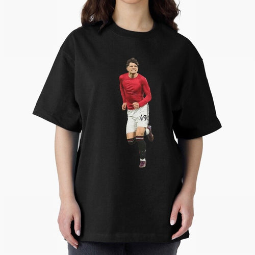 Alejandro Garnacho celebration Oversized T-Shirt Stand with FIFA World Cup 2026 USA Canada Mexico Spirit, Built around Portugal, Spain and Germany, Messi and Cristiano Ronaldo, Champion Mindset, Group Stage Buzz, Knockout Tension and Passionate Fan