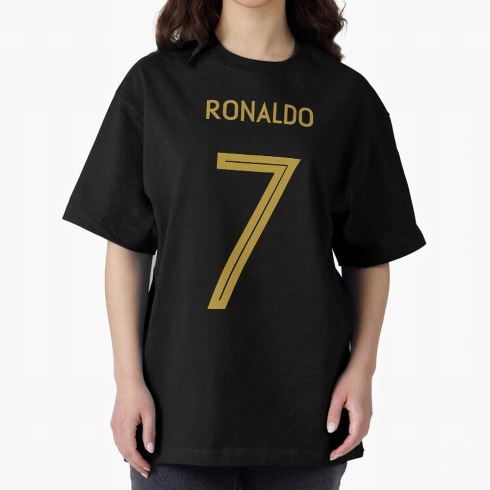 Christiano Ronaldo Portugal Jersey 2020 Oversized T-Shirt Turn Every Weekend Toward Match Day Hype around FIFA World Cup 2026, CR7, England and Germany, Championship Spirit, Famous Goals, Roaring Crowds and International Football Unity; Great for