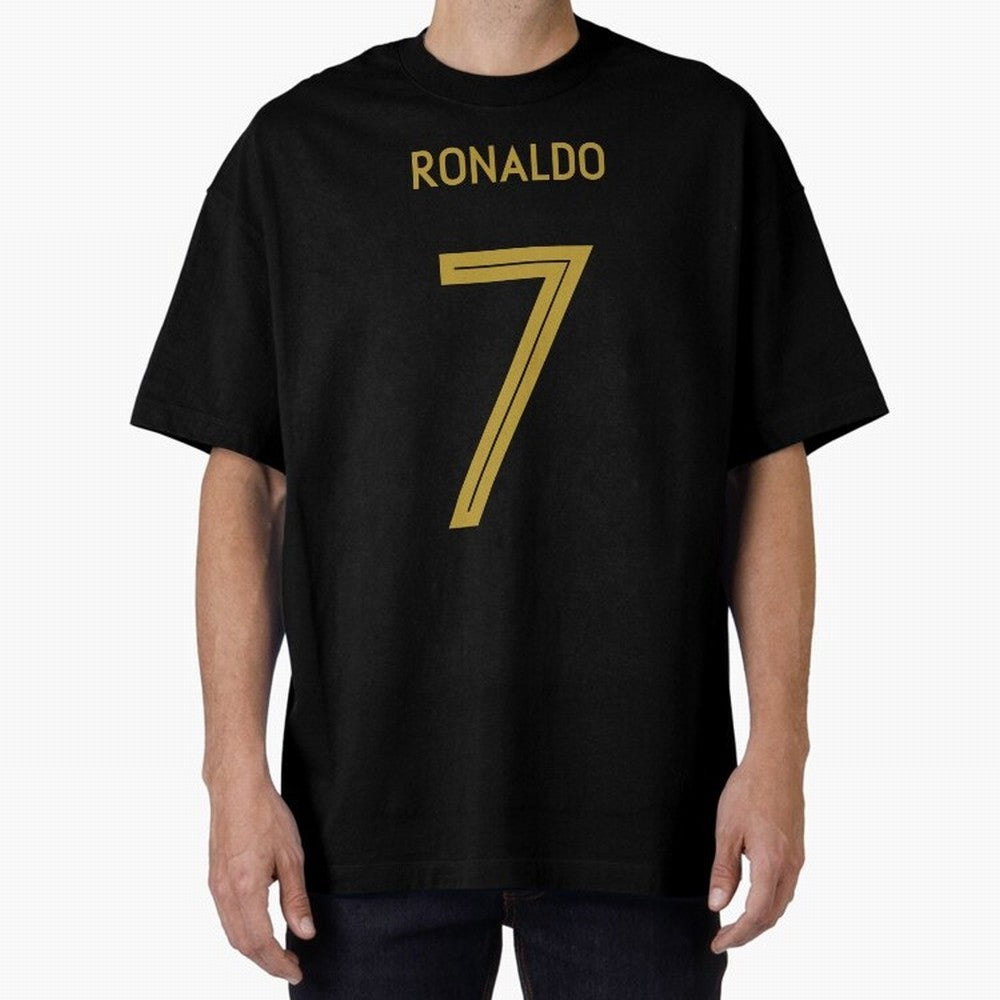 Christiano Ronaldo Portugal Jersey 2020 Oversized T-Shirt Turn Every Weekend Toward Match Day Hype around FIFA World Cup 2026, CR7, England and Germany, Championship Spirit, Famous Goals, Roaring Crowds and International Football Unity; Great for