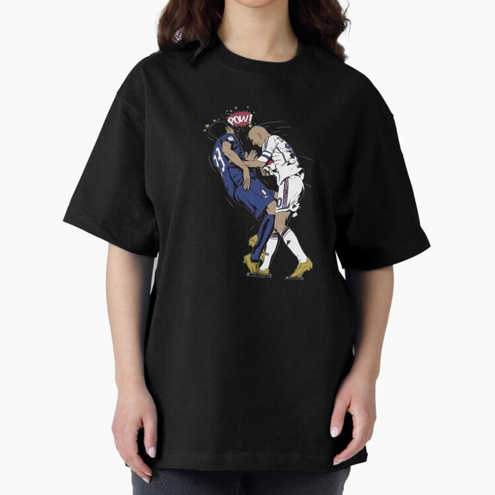 Zinedine Zidane Oversized T-Shirt Feel Match Day Hype around FIFA World Cup 2026 USA Canada Mexico, Messi, Argentina, France and Brazil, Football Festival Excitement, Trophy Ambitions, Country Rivalries and Star Player Buzz; Great for Watch