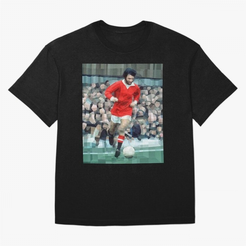 George Best Oversized T-Shirt Represent the Passion of FIFA World Cup 2026 Spirit, Capturing Portugal, Spain and Germany, Mbappe, Goal Celebration Energy, Supporter Heritage, Football Icons and Worldwide Tournament Joy; Great for Supporters Who