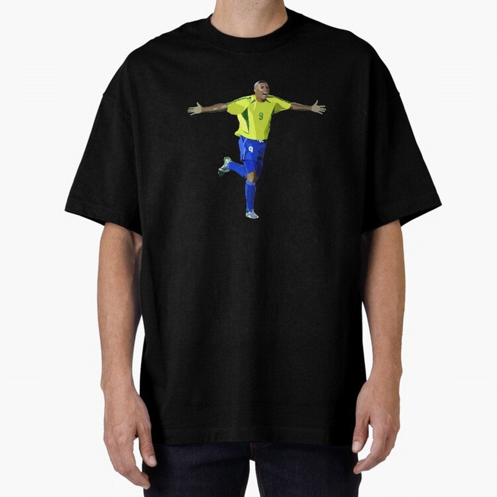 Brazilian Legend Ronaldo Oversized T-Shirt Celebrate National Team Dreams in the FIFA World Cup 2026 USA Canada Mexico Journey through Haaland and Mbappe Highlights, France Pride, Stadium Memories, Football Loyalty, International Chants and