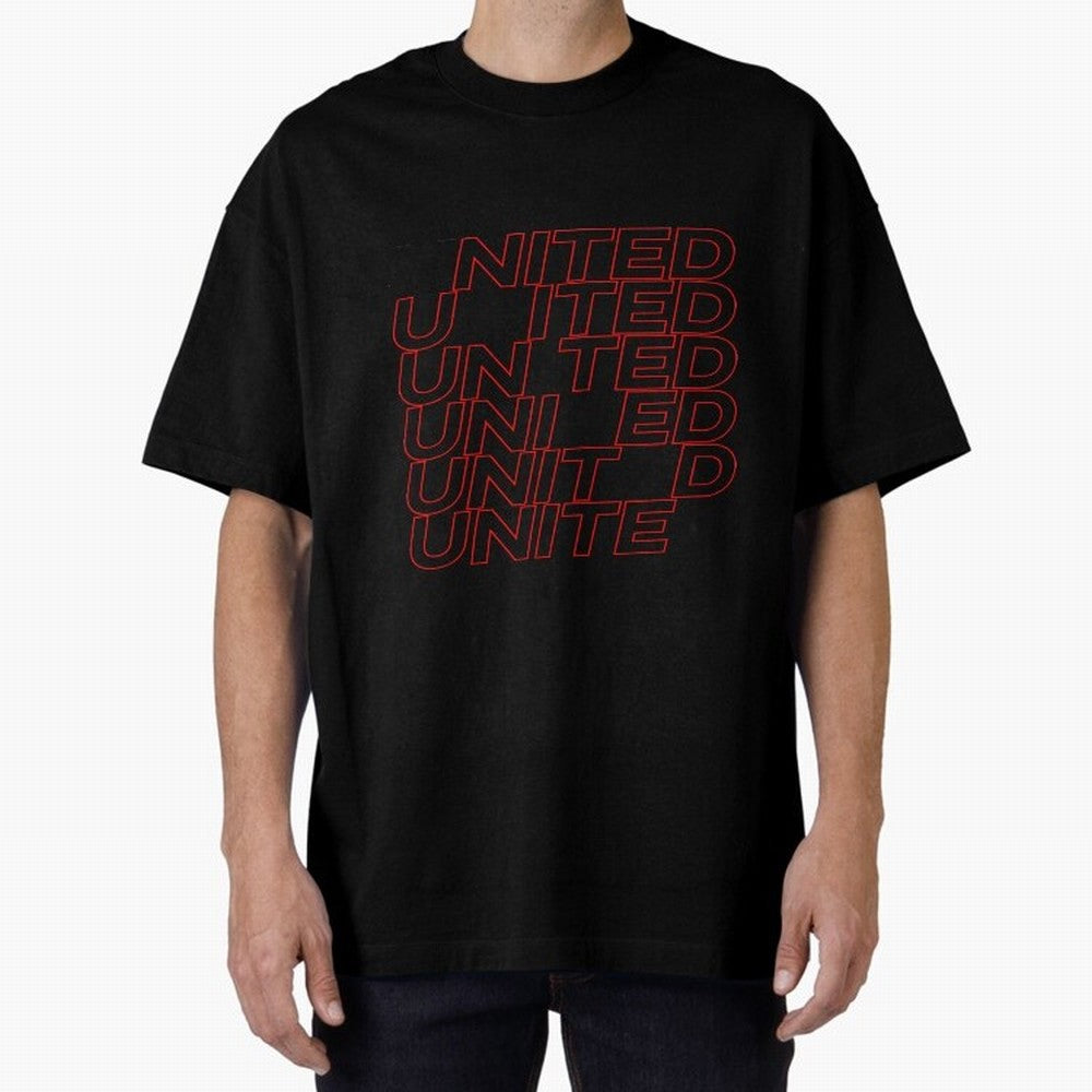 MAN UNITED - 2020 WHITE ILLUSTRATION Oversized T-Shirt Get Ready for Global Football Passion for FIFA World Cup 2026 USA Canada Mexico, Capturing Cristiano Ronaldo, England, France and Netherlands, Stadium Memories, Football Loyalty, International