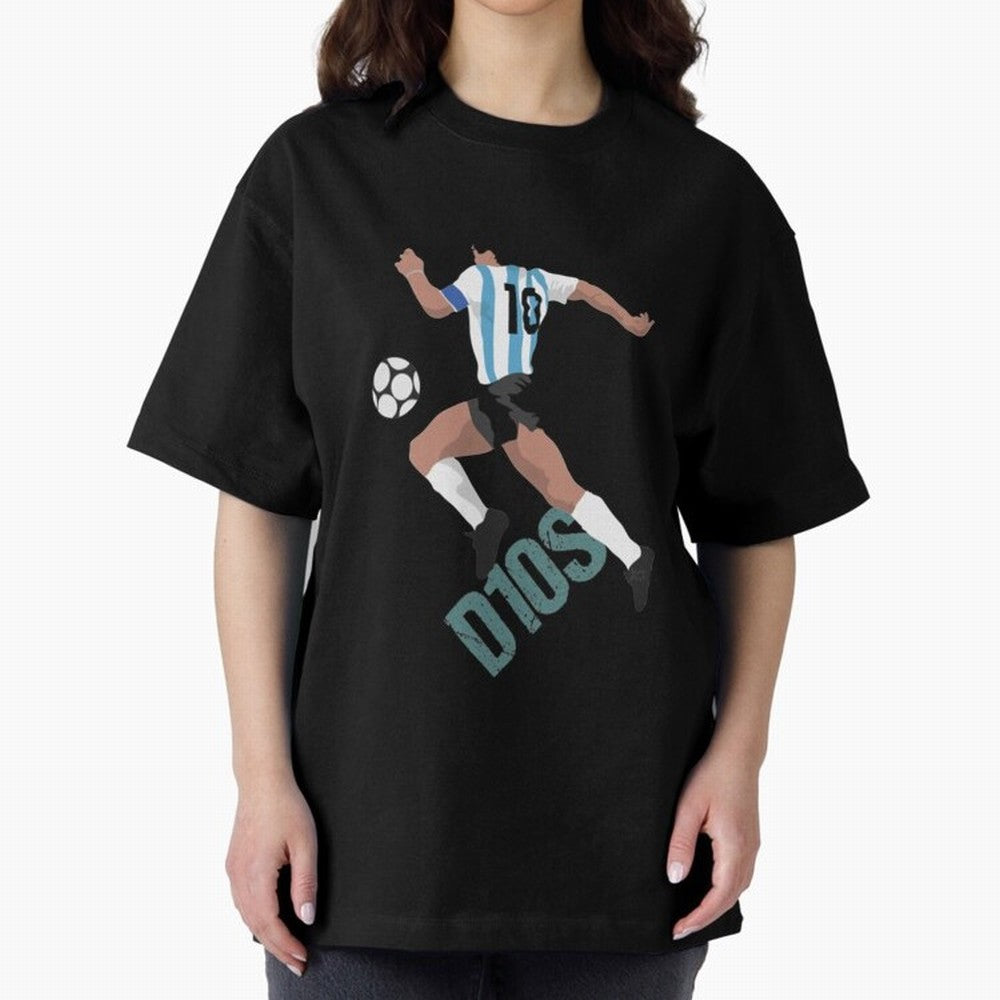 D10S Oversized T-Shirt Back the Journey through FIFA World Cup 2026 USA Canada Mexico Spirit, Built around Spain, Cristiano Ronaldo, Haaland and CR7, Football History, Final Match Energy, Crowd Noise and Once in a Lifetime Moments; Great for