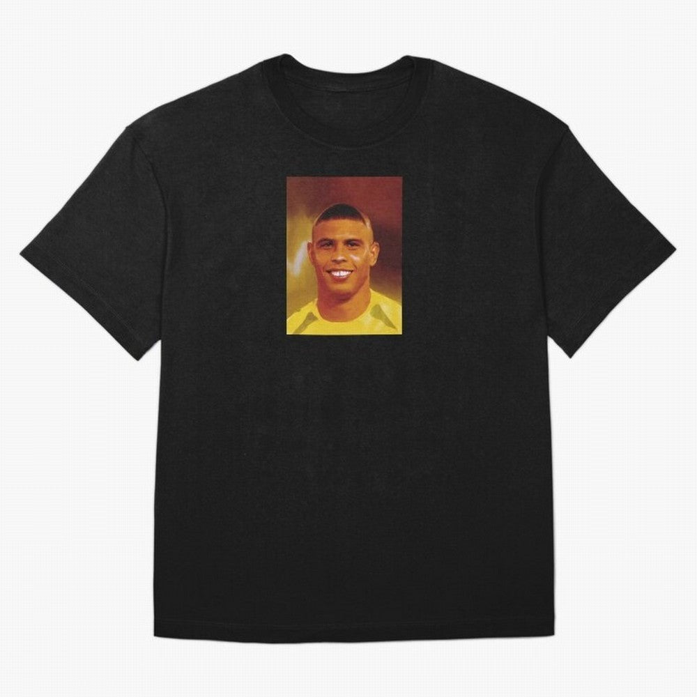 Ronaldo Nazario Digital Painting Oversized T-Shirt Follow the Final Road of FIFA World Cup 2026 for Fans of Mbappe and Spain, Bringing Worldwide Fan Energy, Dramatic Goals, Stadium Lights and Championship Celebrations; Ideal for Fans Who Follow