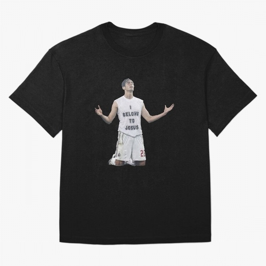 Ricardo Kaka wearing  I belong to Jesus  t-shirt sticker for football lovers Oversized T-Shirt Bring World Football Passion into Global Football Passion for FIFA World Cup 2026 USA Canada Mexico, Inspired by Mbappe and Neymar, England, France and