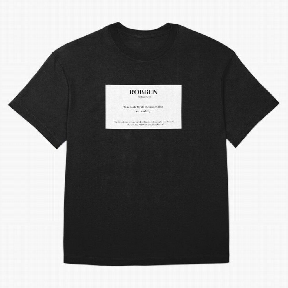 ROBBEN Oversized T-Shirt Show Support during FIFA World Cup 2026 for Fans of Cristiano Ronaldo and England, France and Netherlands, Bringing Football Passion, Legendary Performances, Festival Vibes and Supporter Community; Made for Collectors Who
