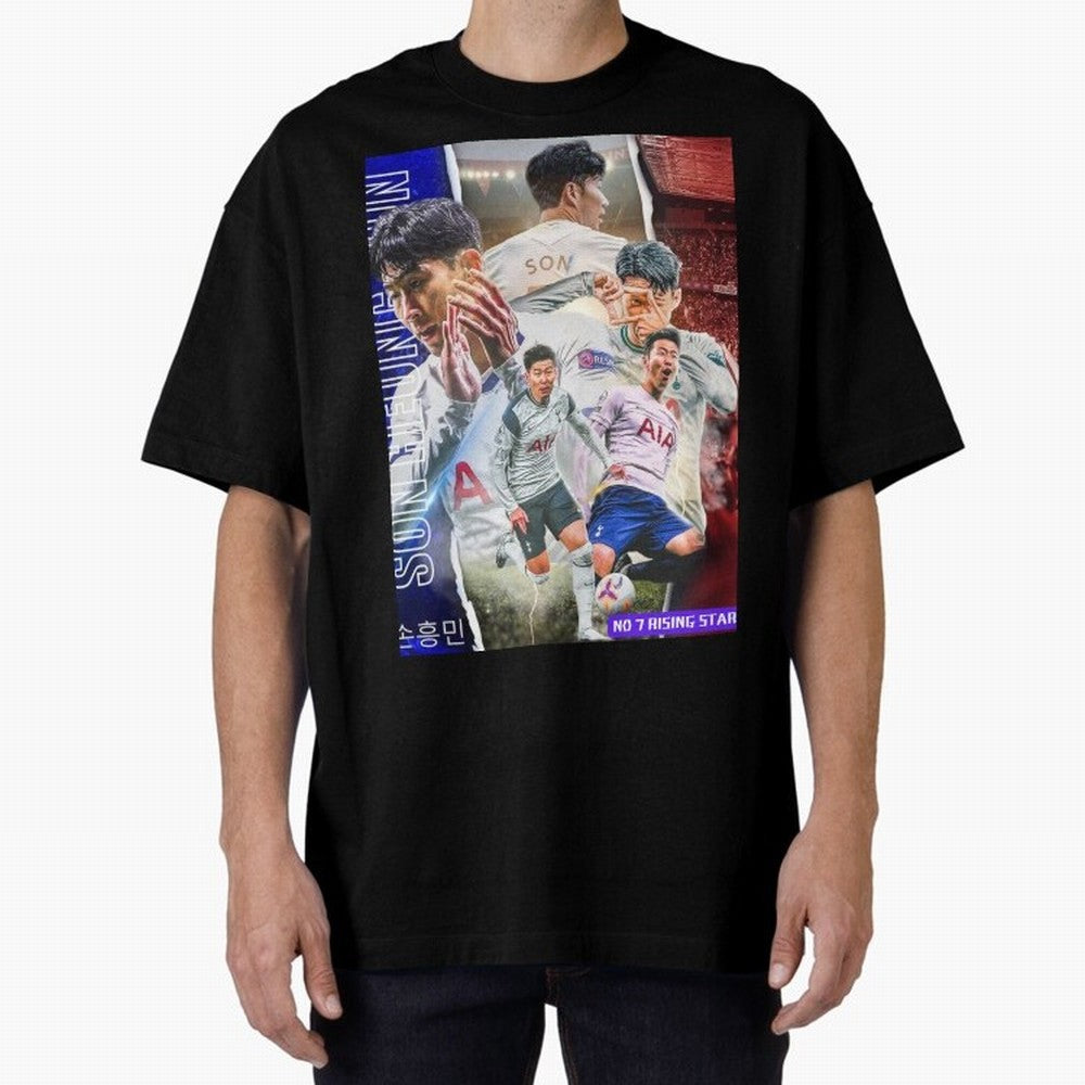 THE 7 STAR SON HEUNG MIN SPECIAL ON REDBUBBLE Oversized T-Shirt Represent Football Lovers during FIFA World Cup 2026 Made for CR7 and Messi, Brazil, Portugal and Argentina Energy, Football History, Final Match Energy, Crowd Noise and Once in a