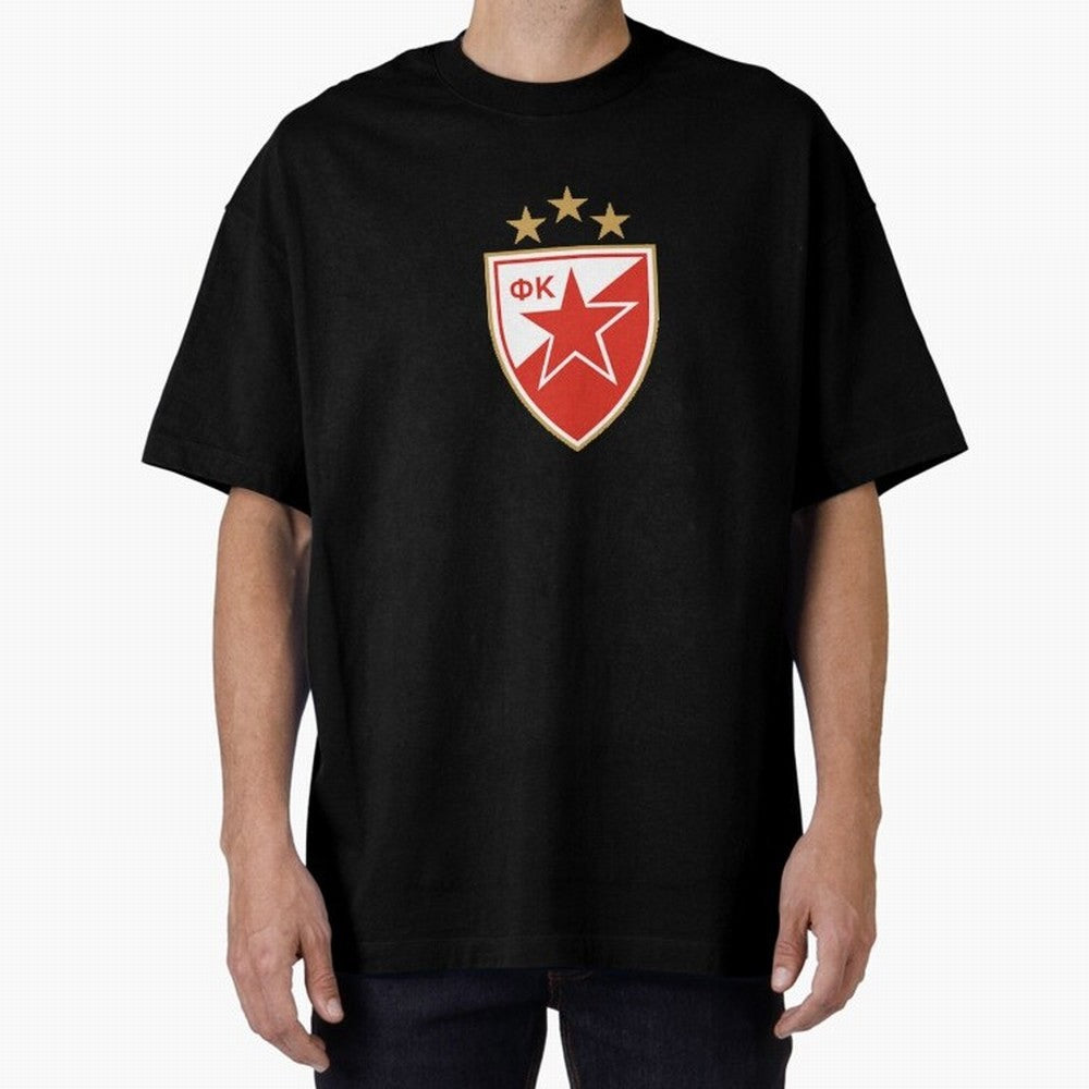 red star Oversized T-Shirt Carry FIFA World Cup 2026 Group Stage for Fans of Neymar, Haaland and Cristiano Ronaldo and England and Germany, Bringing Football Passion, Legendary Performances, Festival Vibes and Supporter Community; Made for