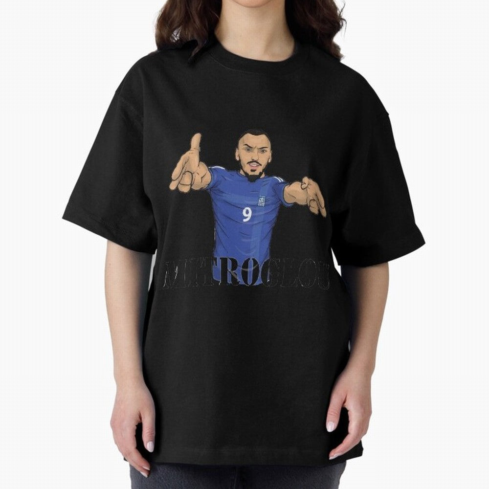 Kostantinos Mitroglou Oversized T-Shirt Upgrade Match Day Hype around FIFA World Cup 2026, Messi, CR7 and Mbappe, Netherlands, Football History, Final Match Energy, Crowd Noise and Once in a Lifetime Moments; Perfect for Fans, Collectors, Family