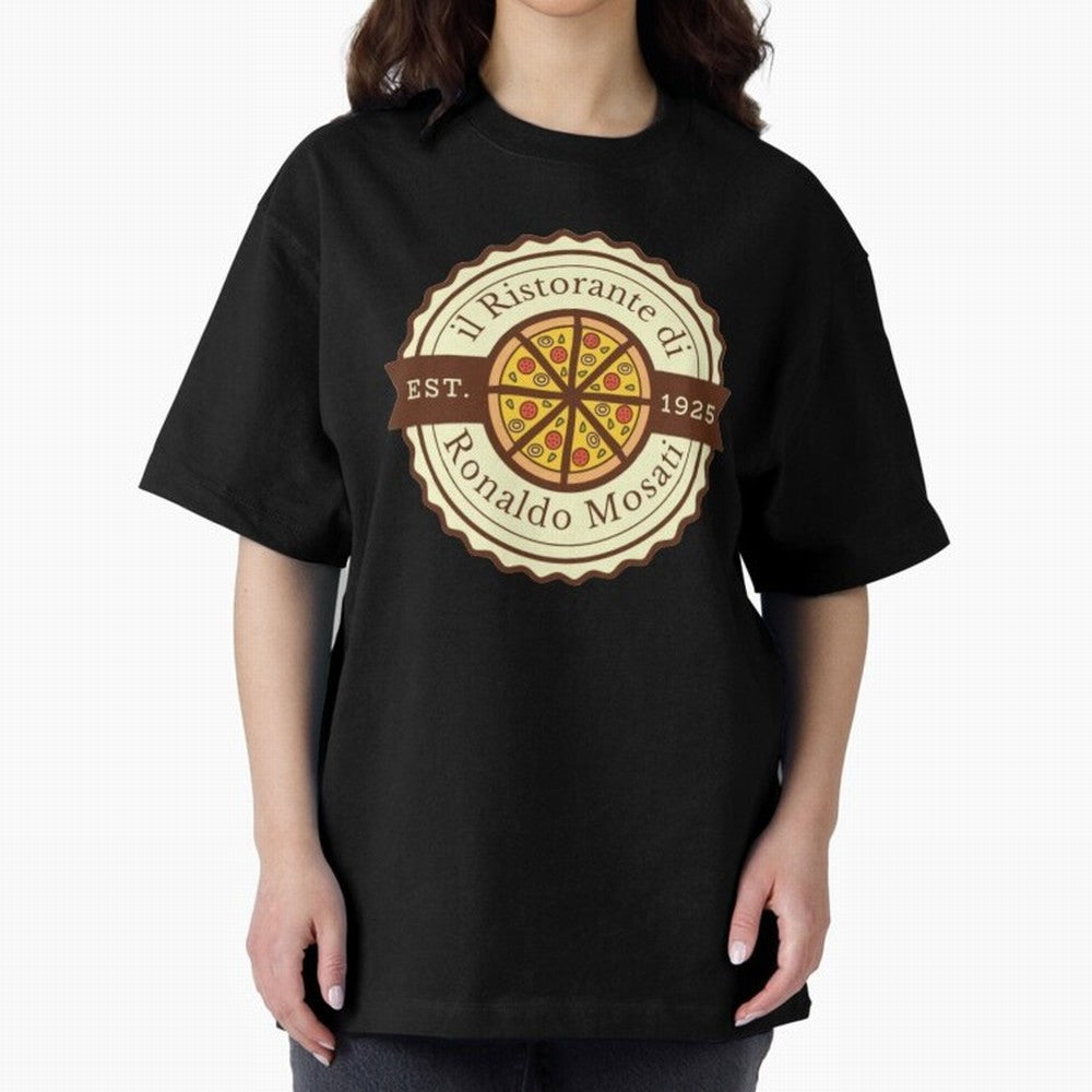 il Ristorante di Ronaldo Mosati Oversized T-Shirt Celebrate Rivalries and Pride in Match Day Hype around FIFA World Cup 2026 Group Stage, Mbappe and Neymar, Brazil, Sports Nostalgia, International Competition, Famous Players and Unforgettable