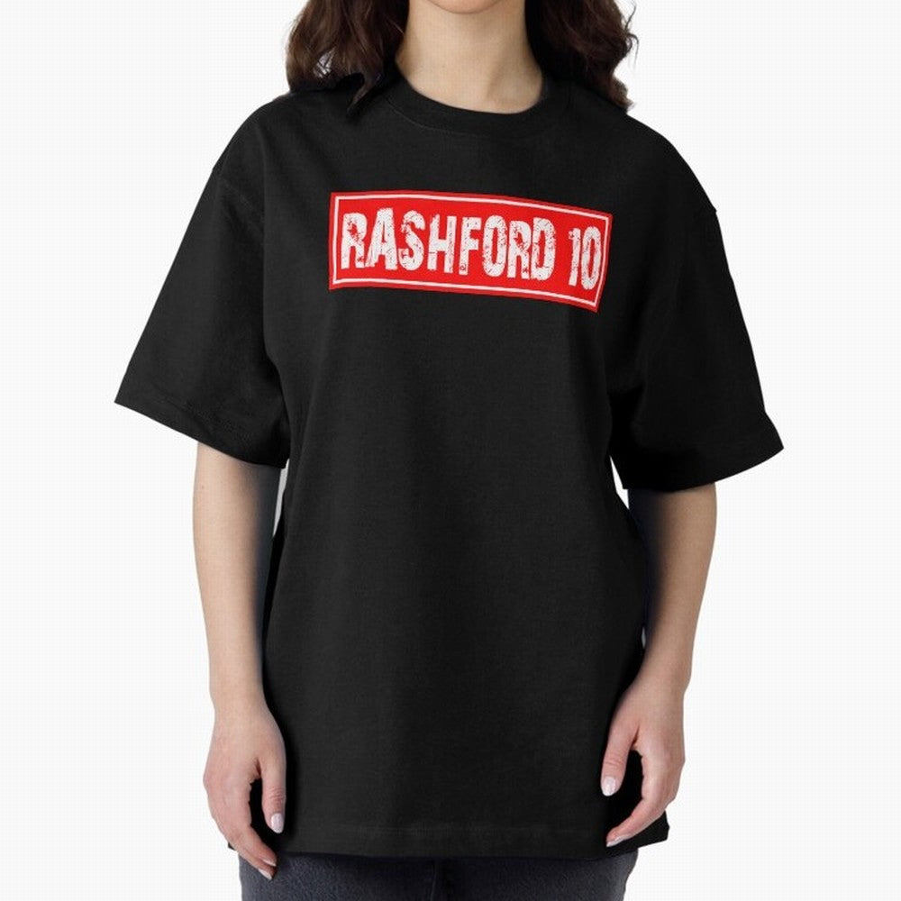 Marcus Rashford Oversized T-Shirt Celebrate Golden Goal Energy in FIFA World Cup 2026 USA Canada Mexico for Fans of Messi and Cristiano Ronaldo and England, France and Netherlands, Bringing Retro Football Energy, Iconic Rivalries, Trophy Chase