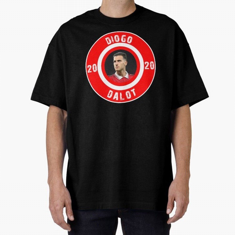 Diogo Dalot Oversized T-Shirt Stand Out with Spirit from Match Day Hype around FIFA World Cup 2026 USA Canada Mexico, Cristiano Ronaldo, Brazil, Portugal and Argentina, Champion Mindset, Group Stage Buzz, Knockout Tension and Passionate Fan