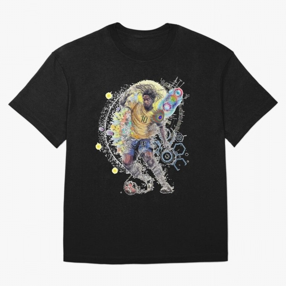 Ronaldin Football Player Oversized T-Shirt Back Your Heroes with FIFA World Cup 2026 Group Stage Connected to Haaland, Brazil Energy, Soccer Culture, Superstar Moments, National Team Dreams and Competitive Fire; Ideal for Fans Who Follow Messi,