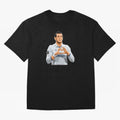 Gareth Bale Love Sign Celebration Oversized T-Shirt Elevate Global Football Passion for FIFA World Cup 2026 Group Stage, Featuring Messi, CR7 and Mbappe, England, Match Day Excitement, Supporter Culture, Golden Goals and Global Football Passion;