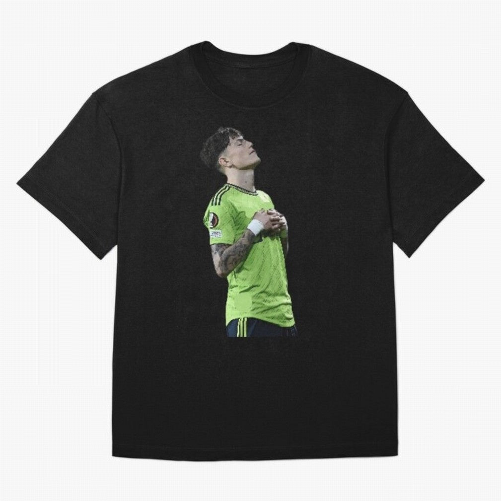 Garnacho Inner Peace Celebration Oversized T-Shirt Enjoy the Biggest Football Party of FIFA World Cup 2026 USA Canada Mexico for Fans of Messi and Argentina and Brazil, Bringing Sports Nostalgia, International Competition, Famous Players and