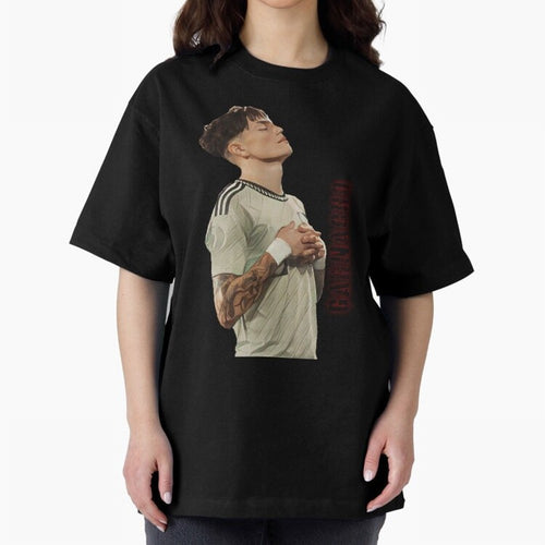 Alejandro Garnacho Oversized T-Shirt Step into the FIFA World Cup 2026 Journey through Mbappe Highlights, England and Germany Pride, Football Passion, Legendary Performances, Festival Vibes and Supporter Community; Ideal for Football Dads, Football
