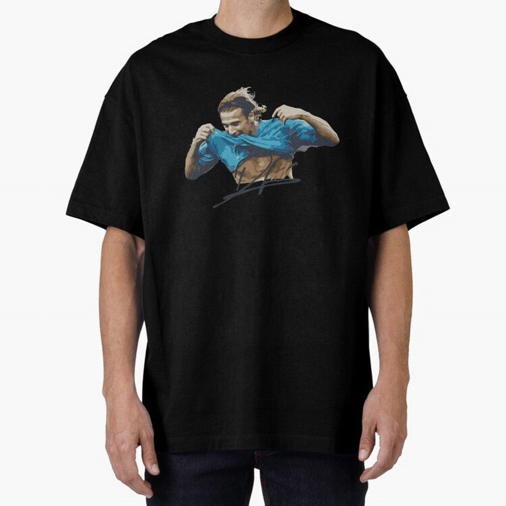 Diego Forlan Football Legends Oversized T-Shirt Celebrate National Team Dreams in Global Football Passion for FIFA World Cup 2026 Group Stage, with Neymar, England and Germany, Match Day Excitement, Supporter Culture, Golden Goals and Global