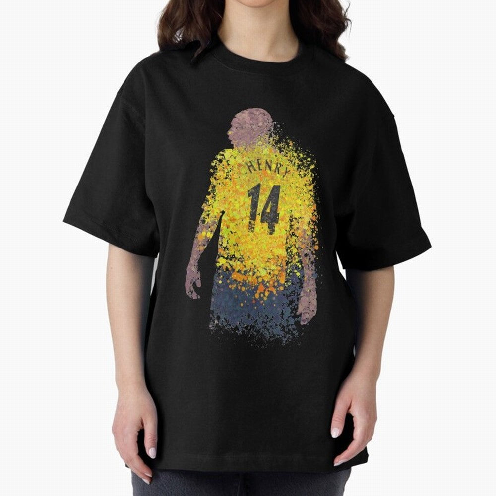 Thierry Henry Arsenal Illustration Oversized T-Shirt Enjoy the FIFA World Cup 2026 Group Stage Journey through Neymar, Haaland and Cristiano Ronaldo Highlights, Netherlands Pride, Supporter Pride, Iconic Celebrations, Legendary Names and Global