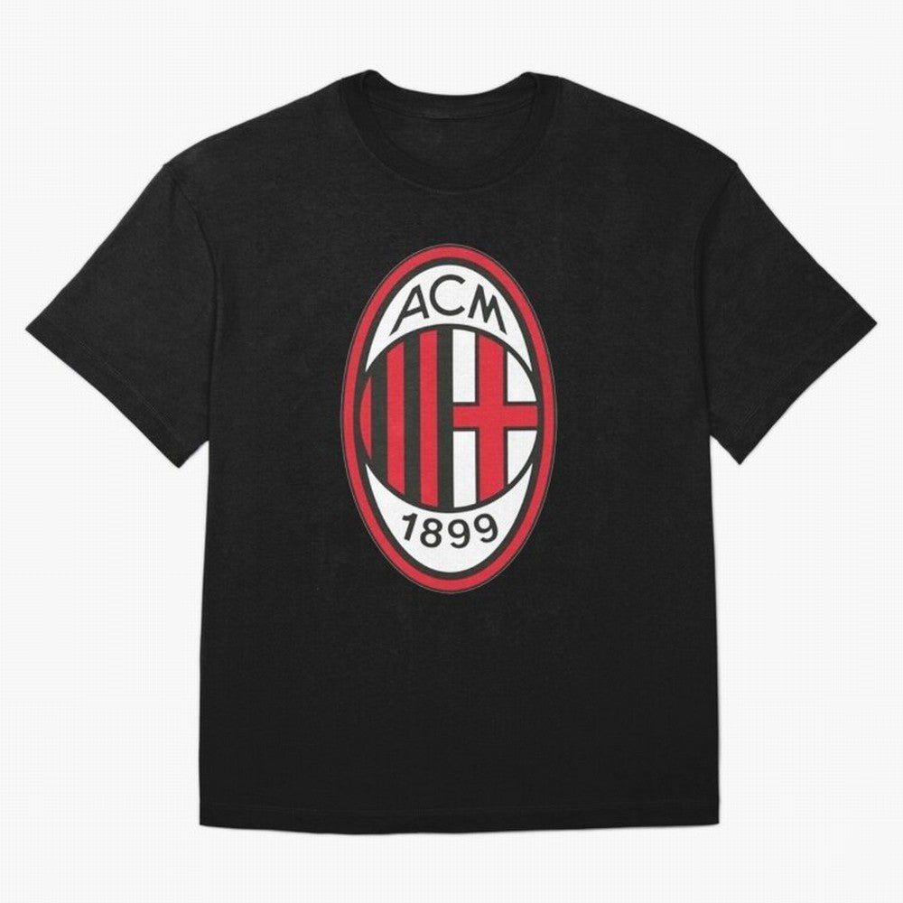 milan black n red Oversized T-Shirt Celebrate Fan Culture around the FIFA World Cup 2026 Journey through Cristiano Ronaldo Highlights, France and Portugal Pride, Championship Spirit, Famous Goals, Roaring Crowds and International Football Unity;