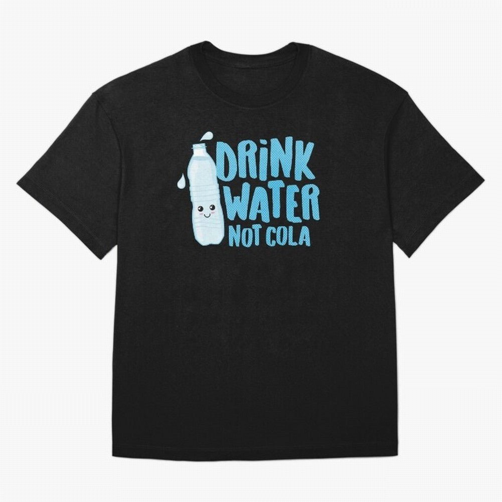 Drink Water Not Cola Kawaii Water Bottle? Oversized T-Shirt Treasure FIFA World Cup 2026 Spirit, Made for England, Mbappe and Neymar, Champion Mindset, Group Stage Buzz, Knockout Tension and Passionate Fan Culture; Perfect for Supporters Who Want