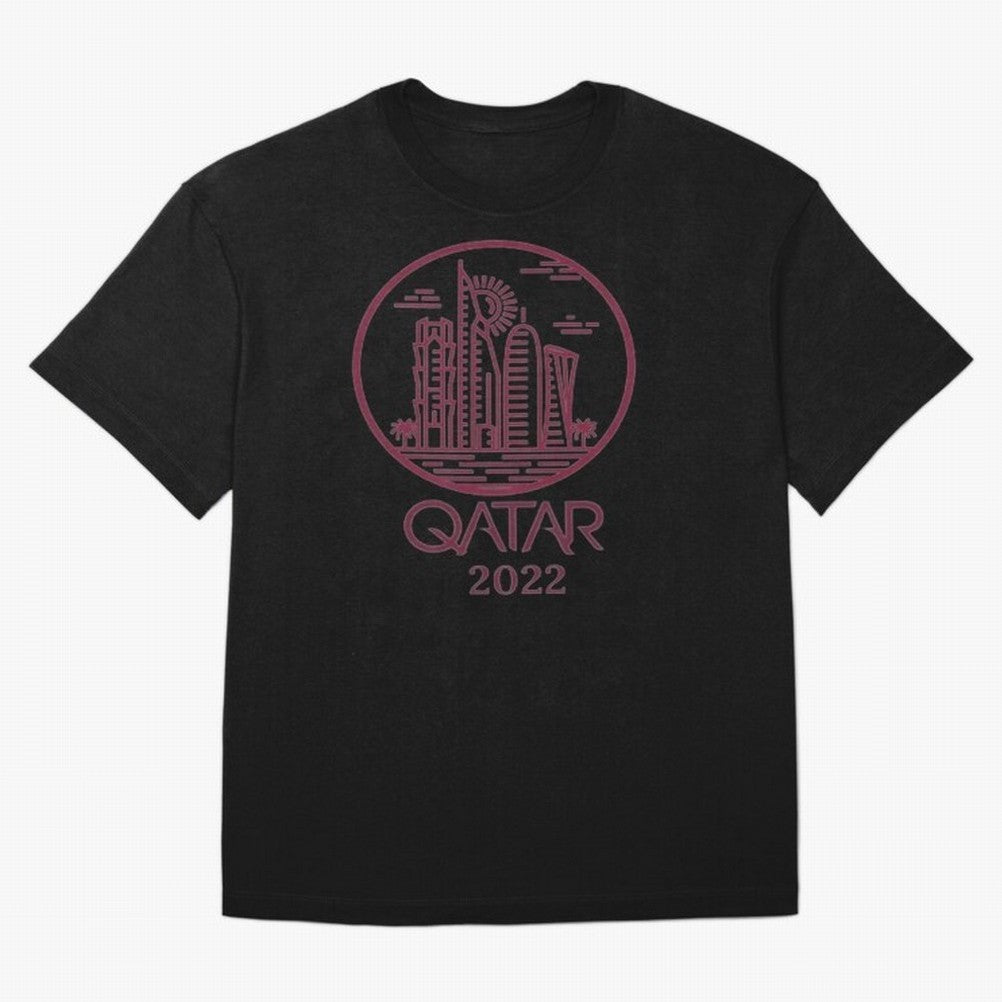 Qatar Welcome Oversized T-Shirt Make Game Day About FIFA World Cup 2026 Group Stage Connected to CR7 and Messi, Spain and Netherlands Energy, Football Passion, Legendary Performances, Festival Vibes and Supporter Community; Perfect for People Who